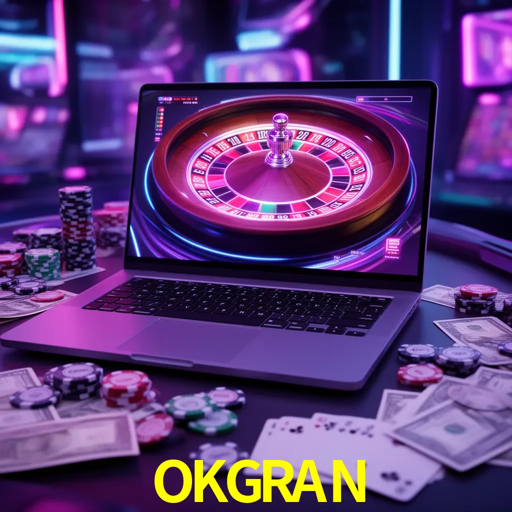 Centro móvil OKGRAN con casino, cajero, bonos, app y acceso de cuenta para México
